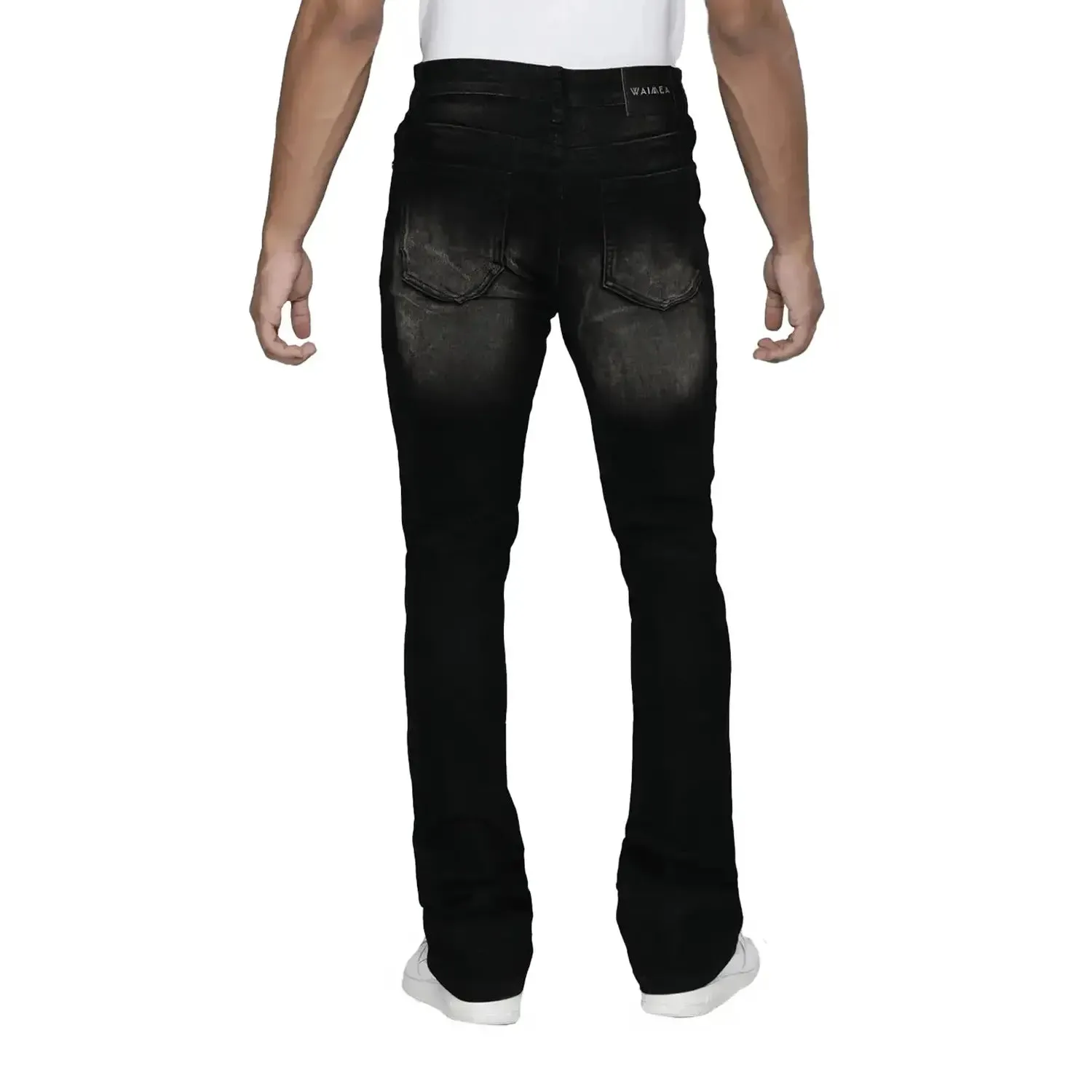 Men's Stacked Fit Jeans Pant With Stitched Hem