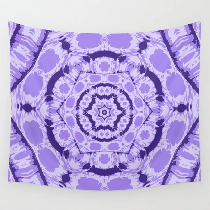 Purple Pattern Tapestry