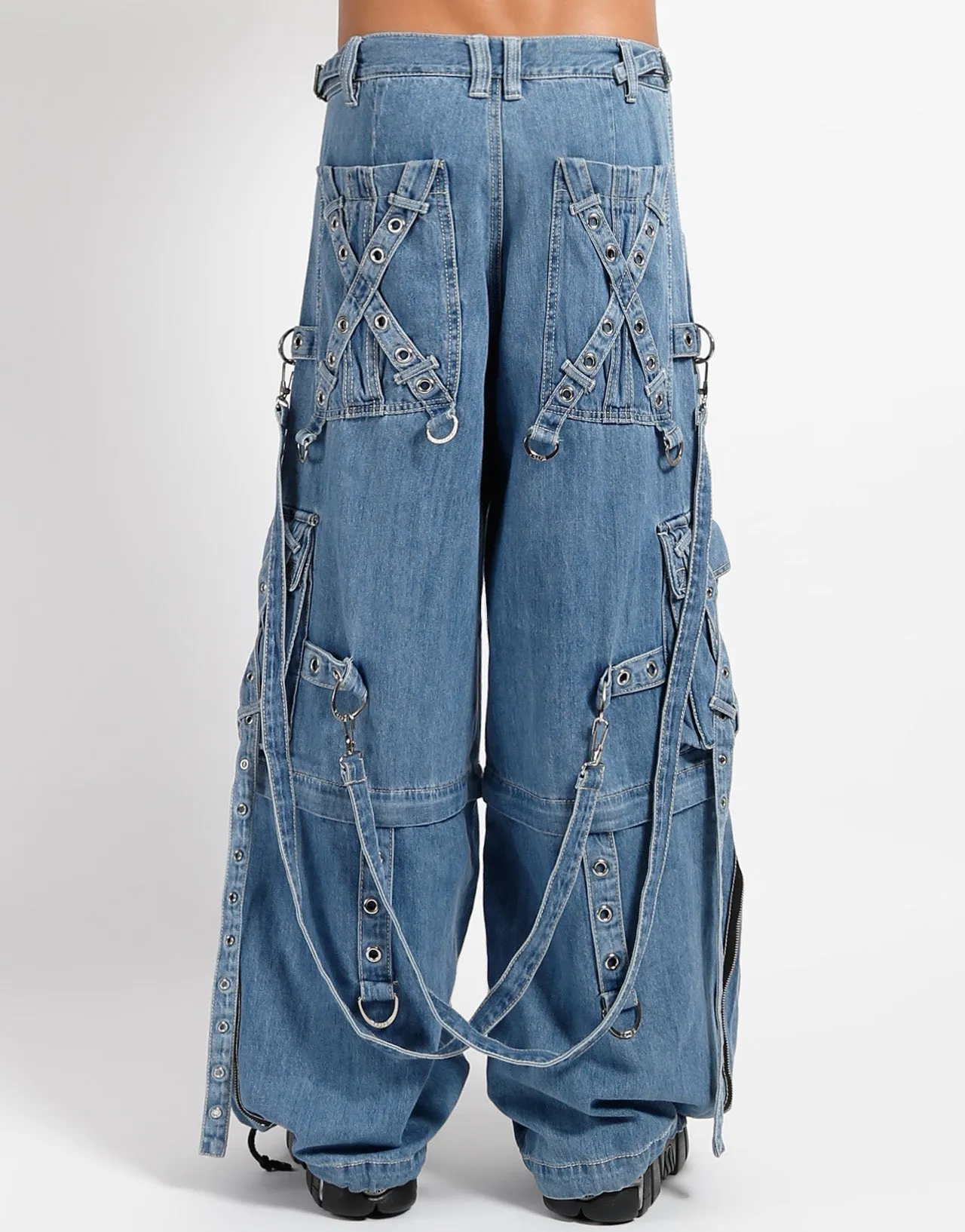 X-STRAP PANT LIGHT BLUE DENIM