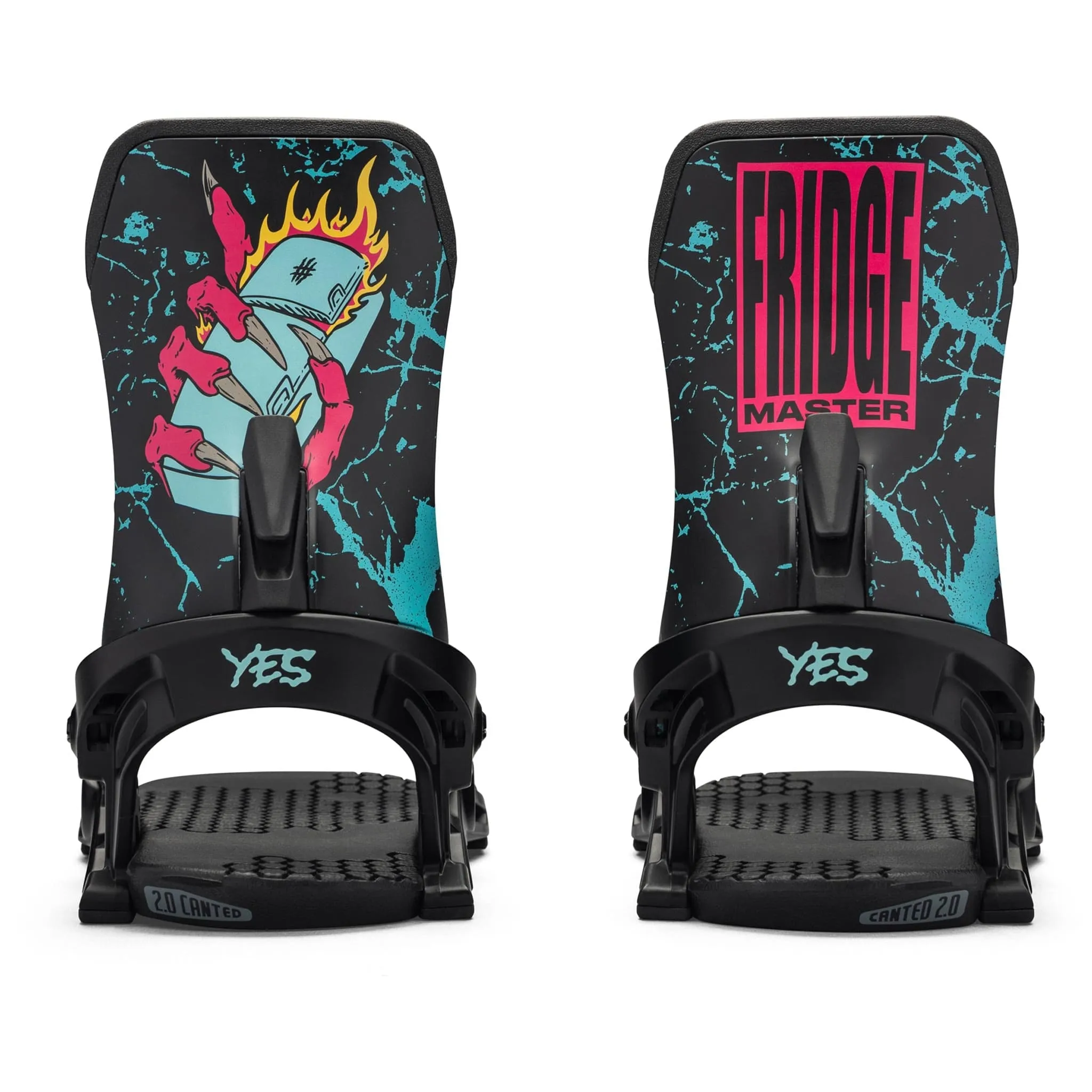 Yes Airmaster Fridge Snowboard Binding Black 2025